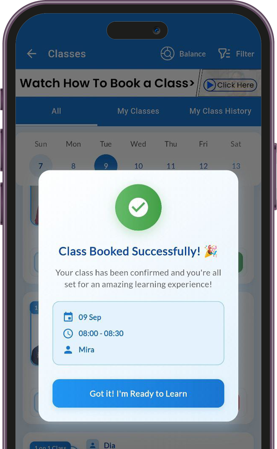 Schedule your session